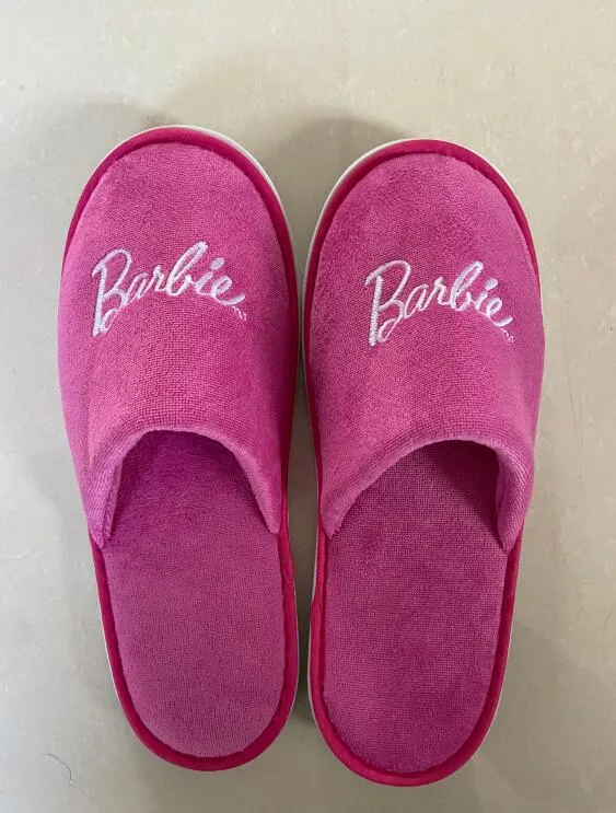 OEM Custom Logo Manufacturers Washable Disposable Hotel White Terry Slippers Personalized