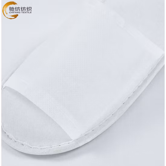 Pantoufles jetables, antidérapantes à bout fermé, pantoufles de spa jetables, pantoufles d'intérieur portables pour hôtel, voyage, invités et maison