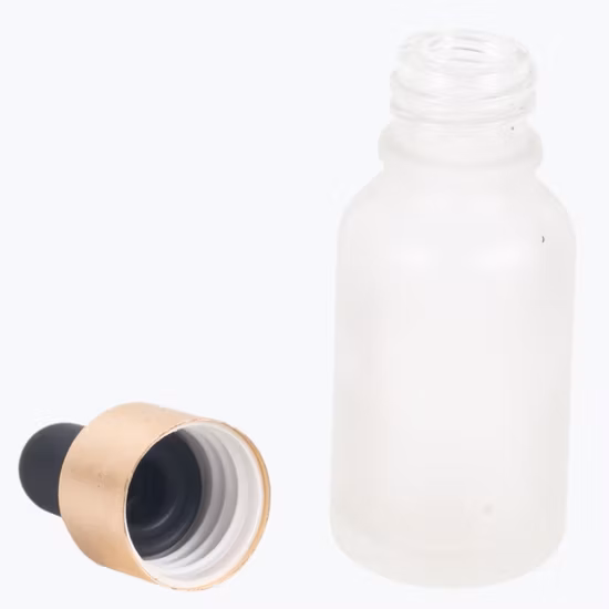 Paquet cosmétique de compte-gouttes d'huile essentielle de bouteille de compte-gouttes de bouteille en aluminium